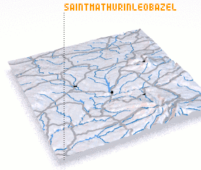 3d view of Saint-Mathurin-Léobazel
