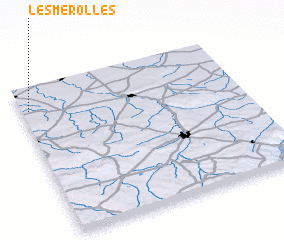 3d view of Les Mérolles