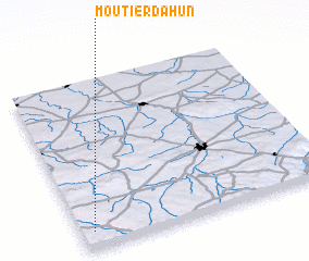 3d view of Moutier-dʼAhun