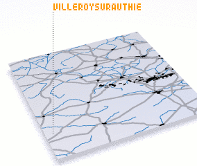 3d view of Villeroy-sur-Authie