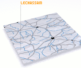 3d view of Le Chassain