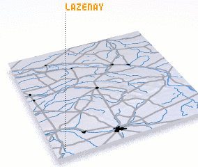 3d view of Lazenay