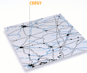 3d view of Cergy