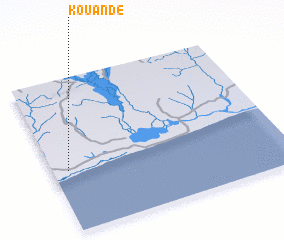 3d view of Kouandé