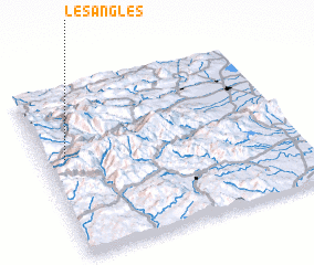 3d view of Les Angles