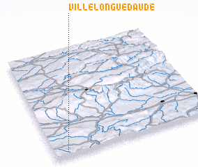 3d view of Villelongue-dʼAude