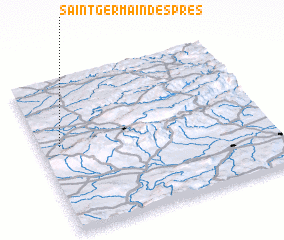 3d view of Saint-Germain-des-Prés