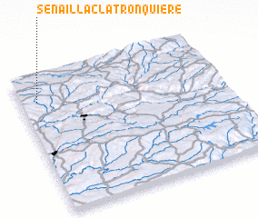 3d view of Sénaillac-Latronquière