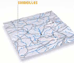 3d view of Soudeilles