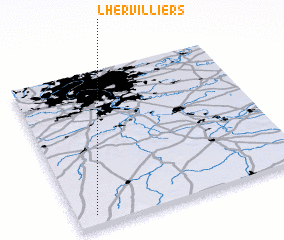 3d view of LʼHervilliers