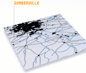 3d view of Gomberville