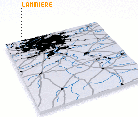 3d view of La Minière