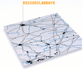 3d view of Ressons-lʼAbbaye