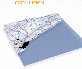 3d view of Castelltersol