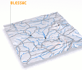 3d view of Blessac