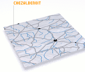 3d view of Chezal-Benoît