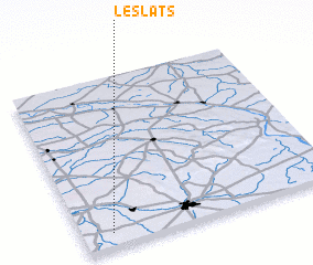 3d view of Les Lats