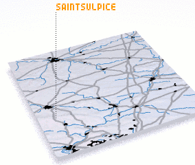 3d view of Saint-Sulpice