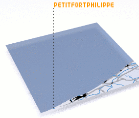 3d view of Petit-Fort-Philippe