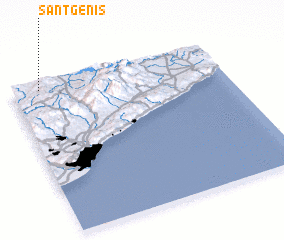 3d view of Sant Genís