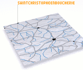 3d view of Saint-Christophe-en-Boucherie