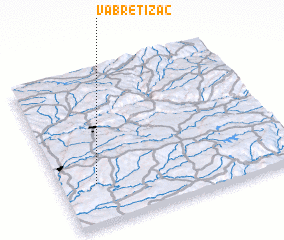 3d view of Vabre-Tizac