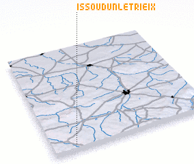 3d view of Issoudun-Létrieix