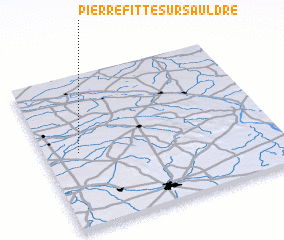 3d view of Pierrefitte-sur-Sauldre