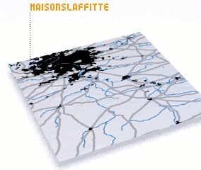 3d view of Maisons-Laffitte