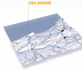 3d view of Sidi Lakhdar