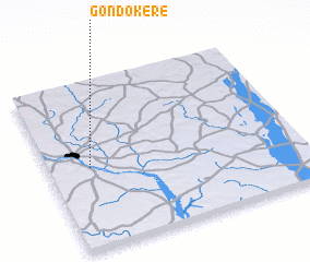 3d view of Gondokéré