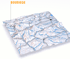 3d view of Bouriège