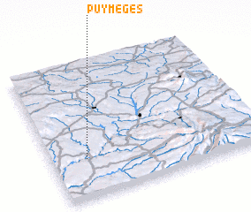 3d view of Puymèges