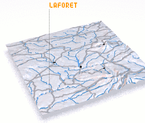 3d view of La Forêt