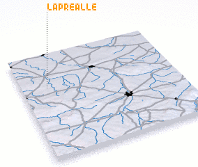 3d view of La Préalle