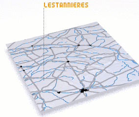 3d view of Les Tannières