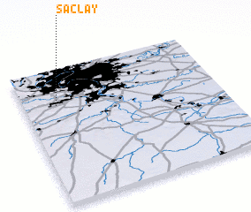 3d view of Saclay