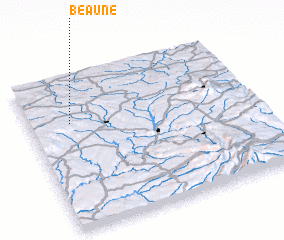 3d view of Beaune