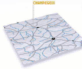 3d view of Champegeix