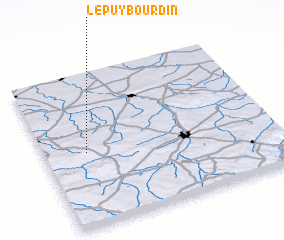 3d view of Le Puy Bourdin