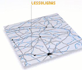 3d view of Les Solignas