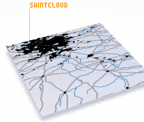 3d view of Saint-Cloud