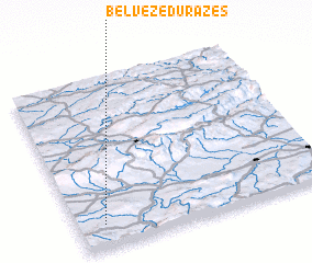 3d view of Belvèze-du-Razès