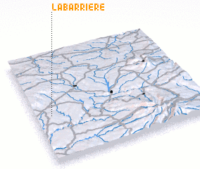 3d view of La Barrière