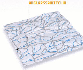 3d view of Anglars-Saint-Félix