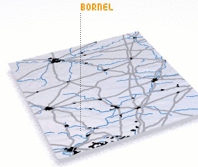 3d view of Bornel