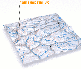 3d view of Saint-Martin-Lys