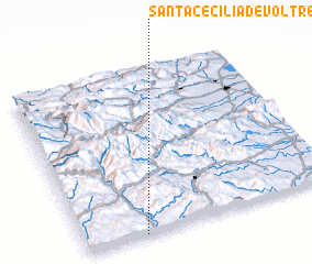 3d view of Santa Cecilia de Voltregá