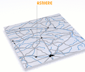 3d view of Asnière