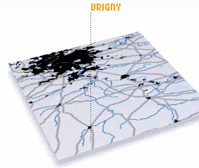 3d view of Vrigny